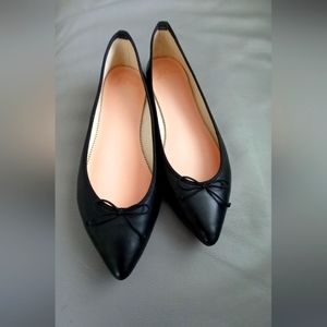 J.crew Gemma black flats, size 8